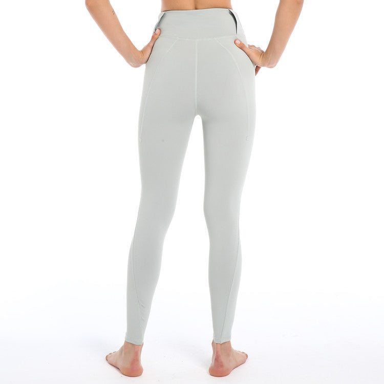 High Elastic Band High Waist Yoga Leggings Fitness Tights Trousers Trousers Cycling Reflective Sports Running Pants The Clothing Company Sydney