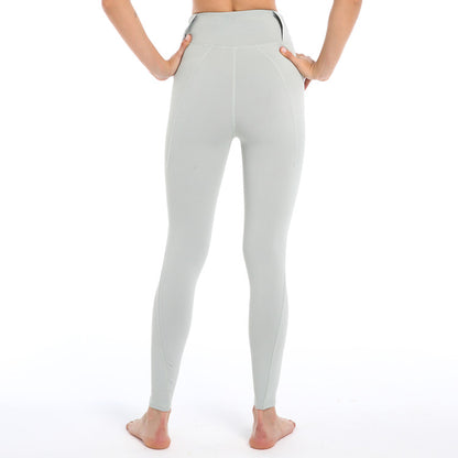 High Elastic Band High Waist Yoga Leggings Fitness Tights Trousers Trousers Cycling Reflective Sports Running Pants The Clothing Company Sydney
