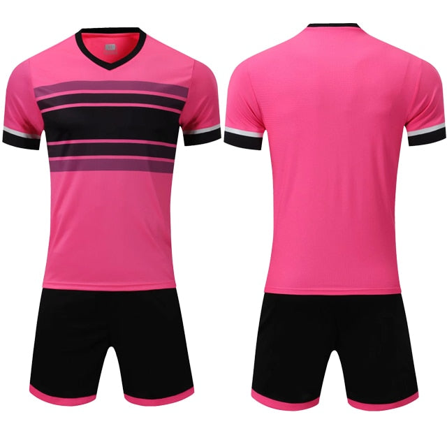 2 piece Football Men's Kids Boys Girls Women'sSoccer Jerseys Shorts Set Football Kit Training Team Uniforms Set The Clothing Company Sydney