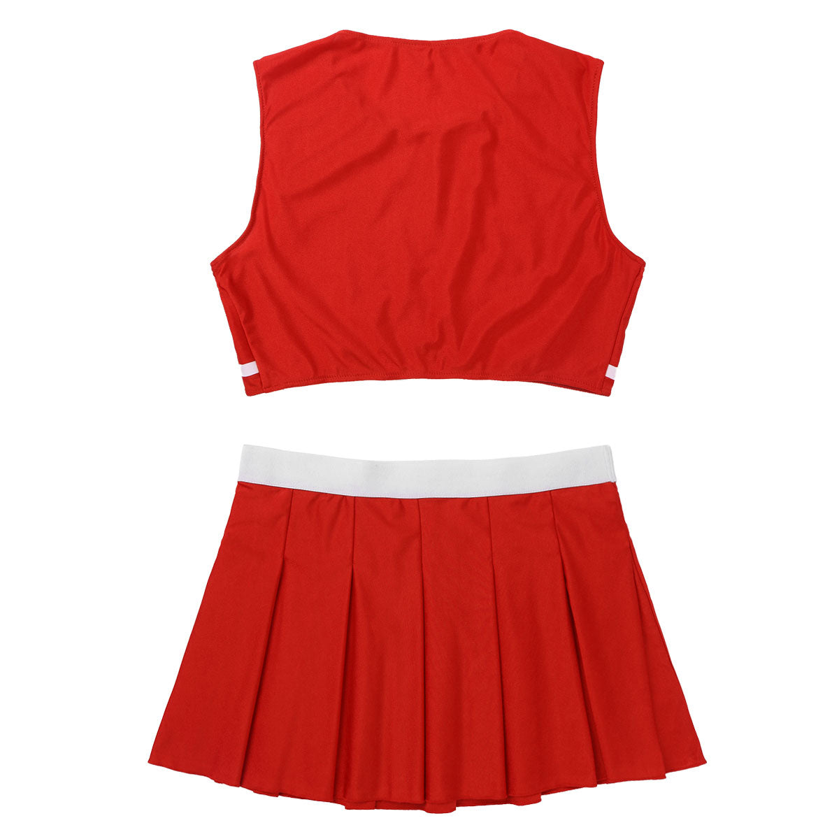 2 Piece Women's Adult Role Play Uniform Cheerleader DADDY Halloween Cosplay Costume Crop Top with Mini Pleated Skirt The Clothing Company Sydney