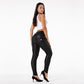 Melody Black Pleather Pants Womens Heat Fleece Lined Leggings Pu Skinny Push Up Trousers The Clothing Company Sydney