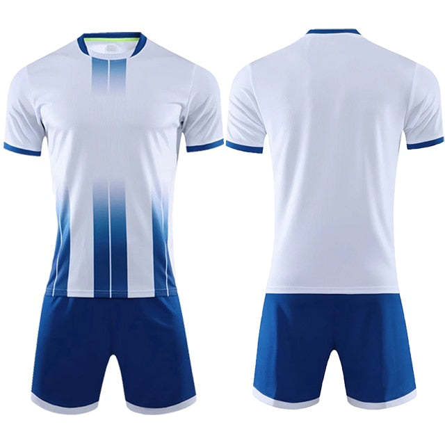 2 piece Football Men's Kids Boys Girls Women'sSoccer Jerseys Shorts Set Football Kit Training Team Uniforms Set The Clothing Company Sydney