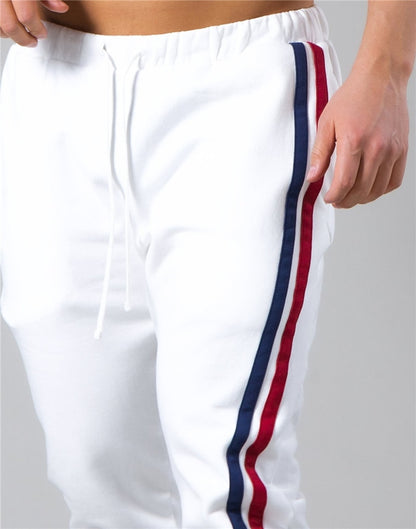 Men's Brand Casual Joggers Sweatpants Gym Running Pants Mens Fitness Bodybuilding Men Jogging Pants Zipper cotton Mix Sweatpants The Clothing Company Sydney