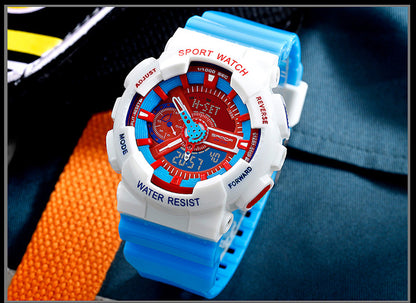 Sanda Military Army Sport Style Wristwatch Dual Display Men's Watch Clothing Company Sydney