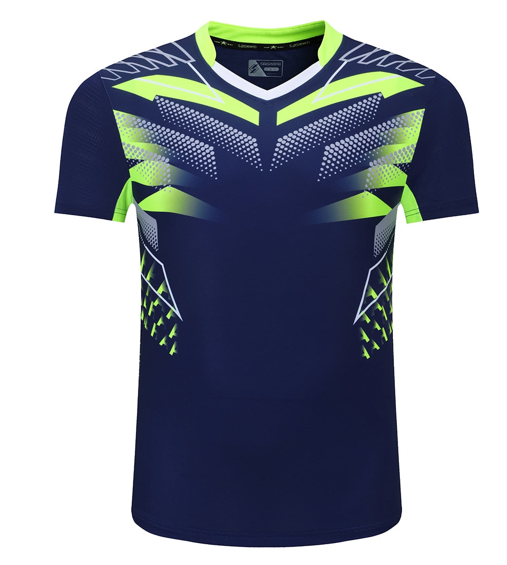 Badminton Volleyball Sportswear Golf Tennis shirt Men sports Table Tennis Shirts tennis clothes Quick dry Running Exercise training shirt The Clothing Company Sydney