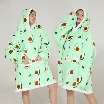 Winter Sherpa Blanket Plush Fleece Family Matching Hoodie Girl Sweatshirt Oversized Hoodie The Clothing Company Sydney