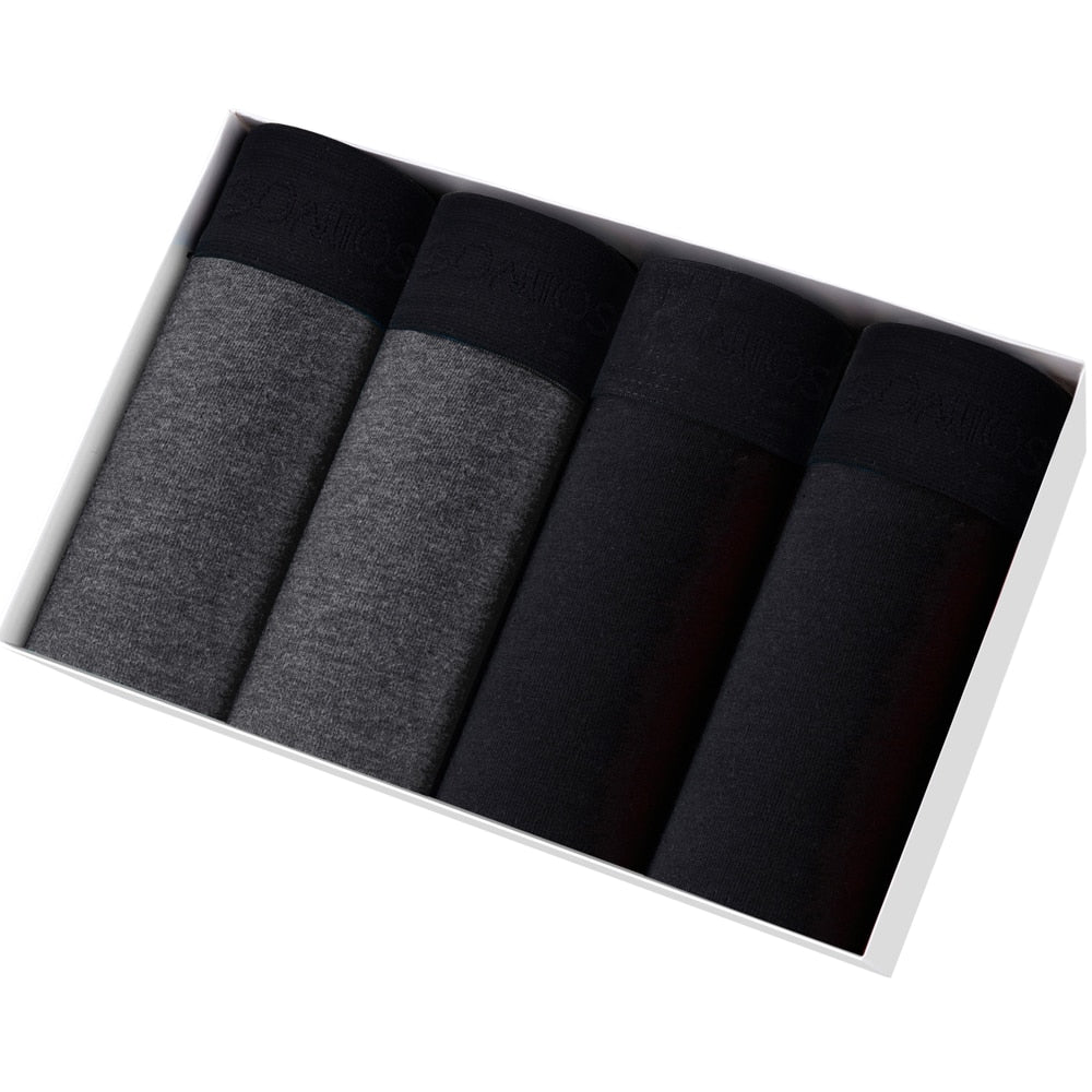 4 Pack Boxer Shorts Men's Panties Underpants Boxershorts Underwear Cotton Mix Trunks Set The Clothing Company Sydney