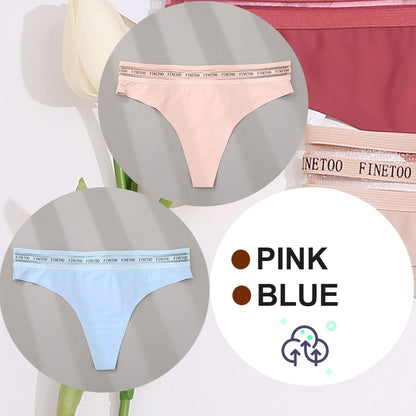 2 Pack Seamless G-string Soft Panties 7 Colors Patchwork Underwear Thongs Lingerie Briefs The Clothing Company Sydney