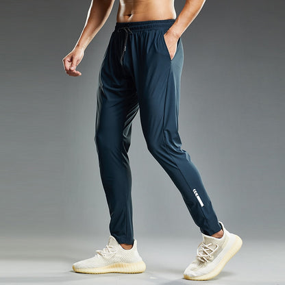 Summer Thin Men's Jogging Sweatpants Elastic Skinny Fit Casual Outdoor Training Fitness Sport Pants Running Trousers The Clothing Company Sydney