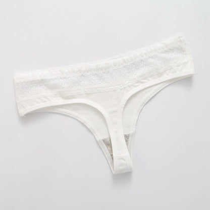 Black/White Lace Thong G-String Underwear Women Lingerie Seamless Panty Intimates Hollow Out Briefs Panties The Clothing Company Sydney