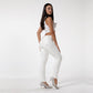 Faux Leather Leggings White Fleece Lined Jeggings Ladies Winter Women's Warm Push Up  Casual Pants The Clothing Company Sydney