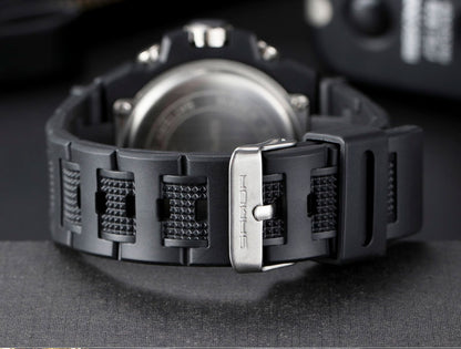 Sanda Military Army Sport Style Wristwatch Dual Display Men's Watch Clothing Company Sydney