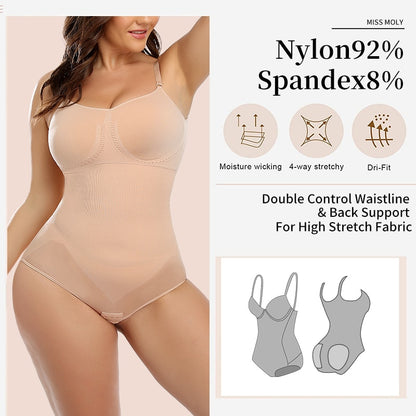 Bodysuit Shapewear Women Full Body Shaper Waist Trainer Stomach Underwear Belt Tummy Control Shaper Trimmer The Clothing Company Sydney