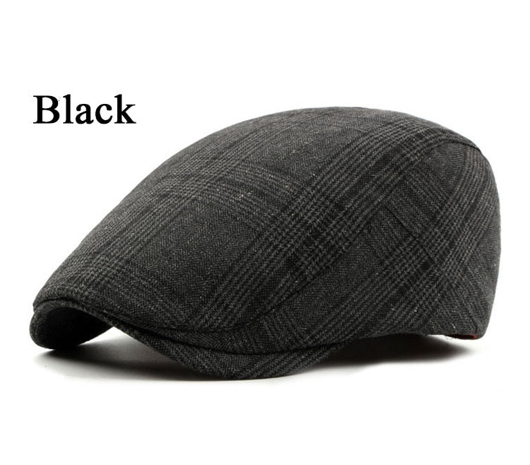 Brand Fashion Summer Sun Hats for Men Women Casual Cotton Beret Caps Adjustable Plaid Flat Newsboy Ivy Cap The Clothing Company Sydney