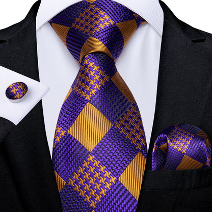 Men Purple Floral Paisley Necktie Business Formal 100% Silk Tie Pocket Square Set For Wedding Party The Clothing Company Sydney