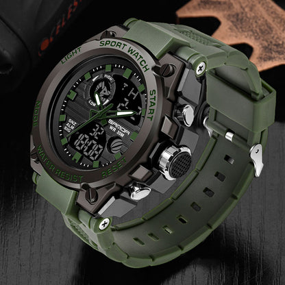 Sanda Military Army Sport Style Wristwatch Dual Display Men's Watch Clothing Company Sydney