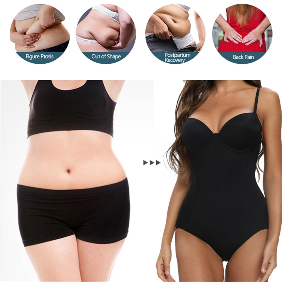 Underwear Bodysuits Shapewear Women's Body Shapewear Push Up Underwire Body Waist Trainer Modeling Straps The Clothing Company Sydney