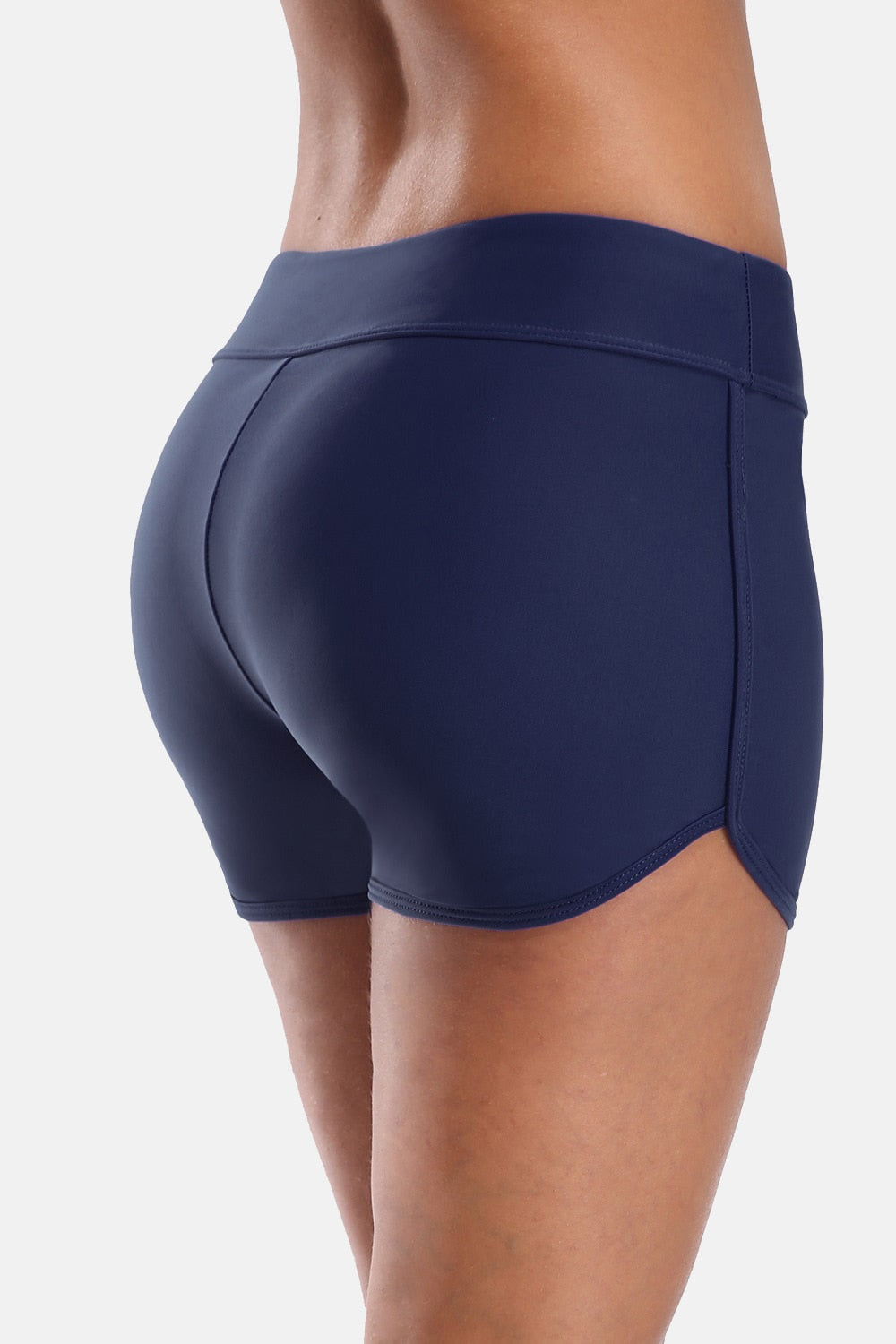 Mid Waist Swimming Shorts Women Solid Color Bikini Bottom Ban Swimwear Briefs Split Swimming Trunks The Clothing Company Sydney