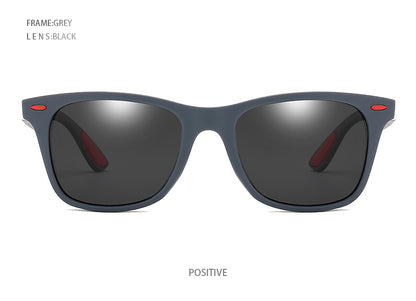 Polarized Sunglasses Men Women Classic Square Plastic Driving Sun Glasses Fashion Black Shades UV400 The Clothing Company Sydney