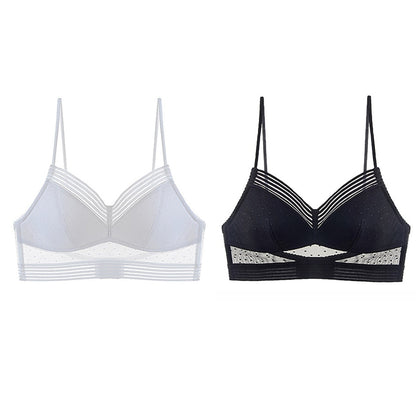 Backless Open Back Bra 1/2PCS Underwear Corset Gather Push Up Lingerie Bralette Tops Purple Invisible Bra The Clothing Company Sydney