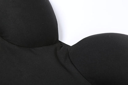 Casual Mesh Bodycon Mini Dress Women Romper  Sleeveless Skinny Stretchy Deep V Neck Party Clubwear Trend Outfit The Clothing Company Sydney