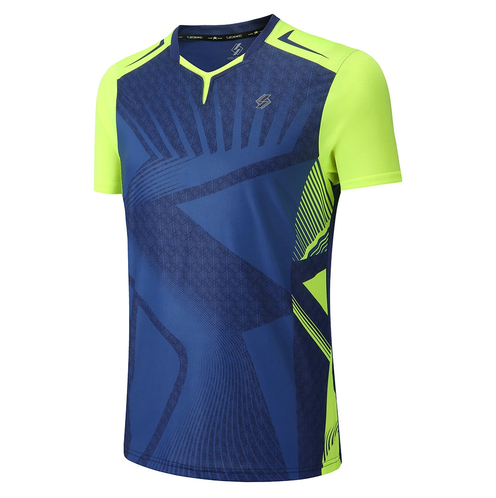 Badminton Volleyball Sportswear Golf Tennis shirt Men sports Table Tennis Shirts tennis clothes Quick dry Running Exercise training shirt The Clothing Company Sydney