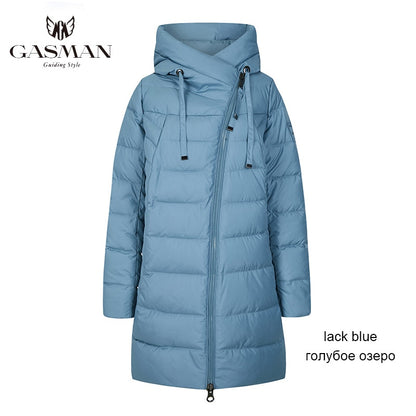 Long Puffer Winter Down Jacket Women's Thick Coat Women Hooded Parka Warm Brand Cotton Blend Jackets The Clothing Company Sydney