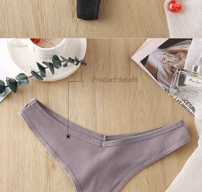 Fruit Embroidery Panties Cotton G-String Underwear Thong Lingerie Underpants T-Back Pantys Intimates Panties The Clothing Company Sydney