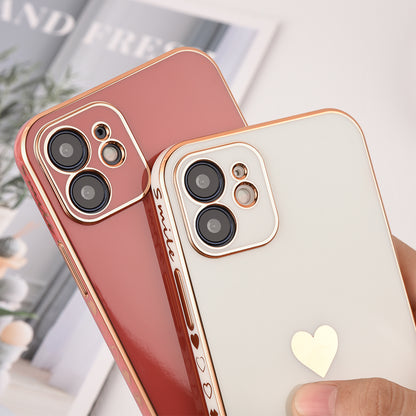 Solid Plating Lens Protection Phone Case For iPhone 12 11 Pro Max X XR XS Max 7 8 6 6s Plus SE 3 2022 13 Pro Max Soft Cover Case The Clothing Company Sydney