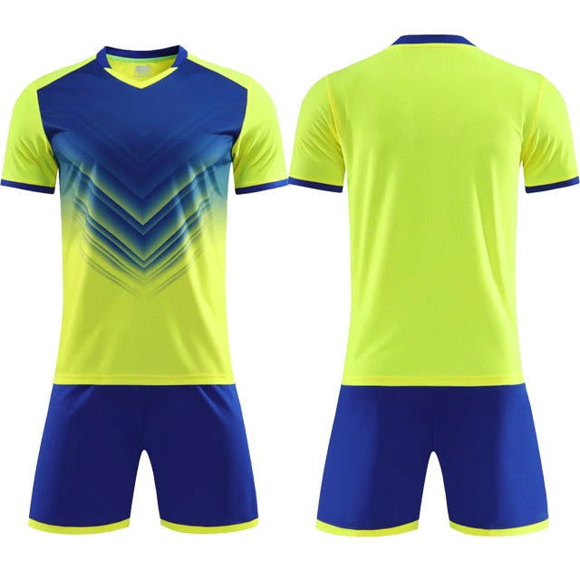 2 piece Football Men's Kids Boys Girls Women'sSoccer Jerseys Shorts Set Football Kit Training Team Uniforms Set The Clothing Company Sydney