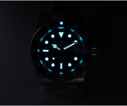 San Martin 40.5mm Water Ghost V3 Sub Diver Luxury Men's NH35 Automatic Mechanical Business Wristwatches Sapphire 20Bar Watch The Clothing Company Sydney
