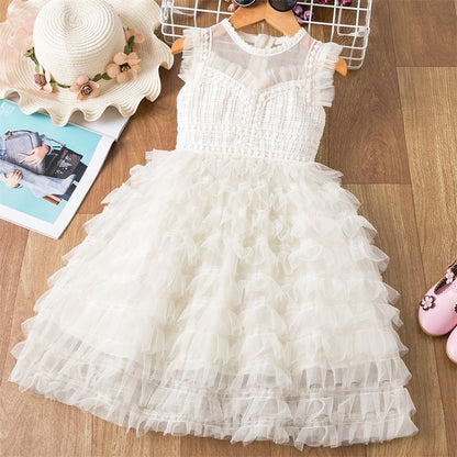 Princess Children Clothing Summer Party Tutu Kids Dresses for Girls Toddler Casual Dresses The Clothing Company Sydney