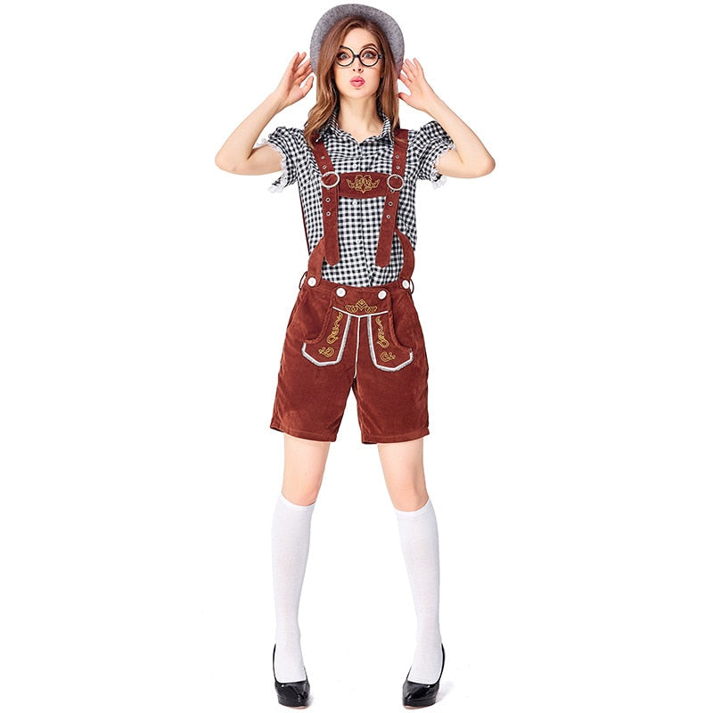 Ladies Okotberfest Costume Lederhosen Suspender Germany Bavaria Traditional Festival Beer Party Fantasy Fancy Dress The Clothing Company Sydney