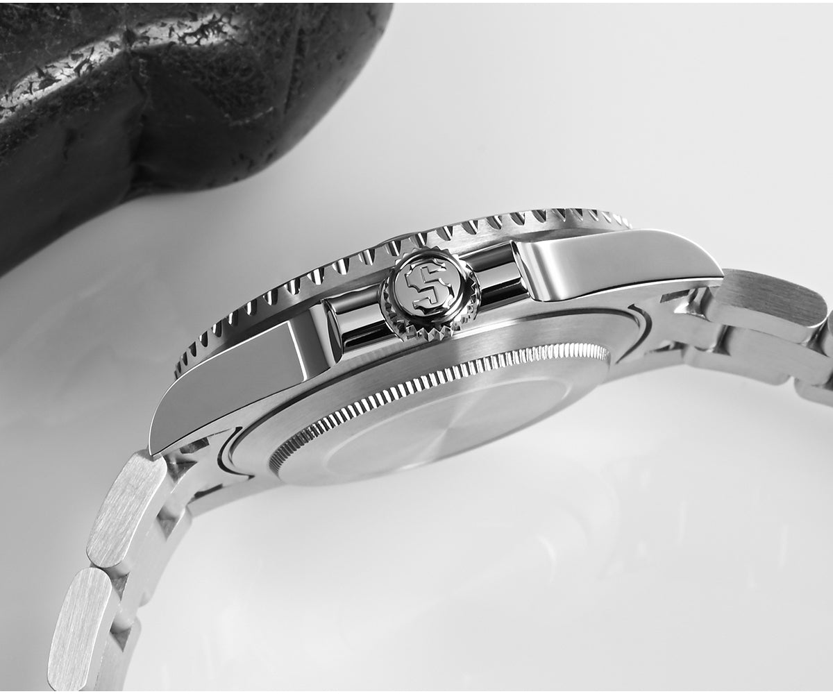 San Martin 40.5mm Water Ghost V3 Sub Diver Luxury Men's NH35 Automatic Mechanical Business Wristwatches Sapphire 20Bar Watch The Clothing Company Sydney