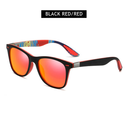 Polarized Sunglasses Men Women Classic Square Plastic Driving Sun Glasses Fashion Black Shades UV400 The Clothing Company Sydney