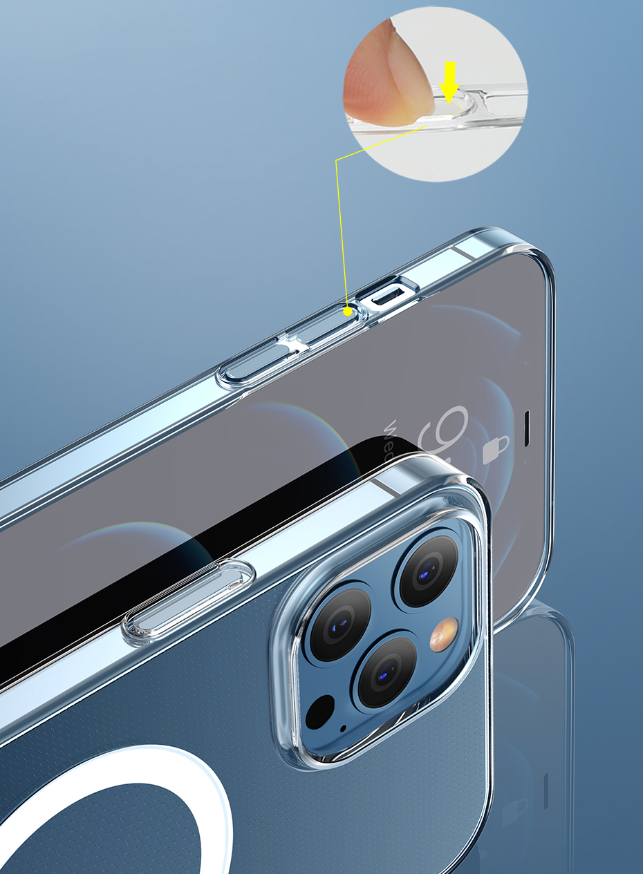 Transparent Magnetic Phone Case for iPhone 13 Pro Max 13pro Wireless Charging Cover iPhone 12 12 Pro Max Magnet Case The Clothing Company Sydney
