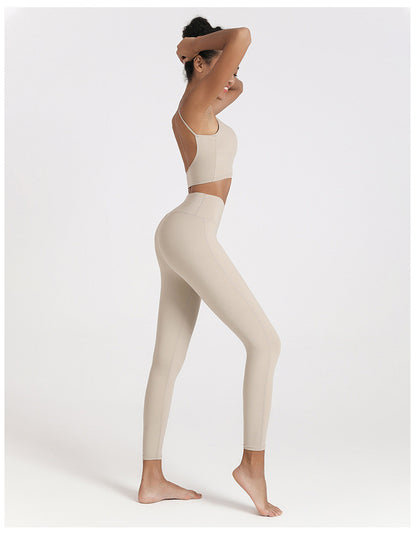 V-belt High Waist Hidden Big Pocket Tight Yoga Pants Rich Elastic Soft Quick Dry Fabric Pilates Women Leggings The Clothing Company Sydney