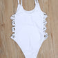 Hollow Out Women Swimwear One Piece Swimsuit High Cut Monokini Bather Rings Bathing Suit Swim Bodysuit Beachwear The Clothing Company Sydney