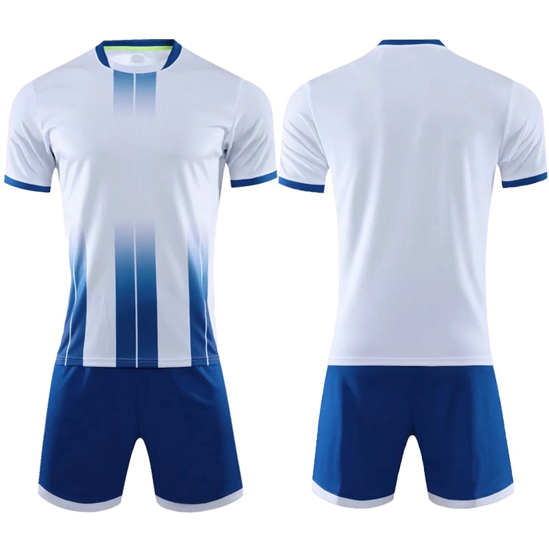 2 piece Football Men's Kids Boys Girls Women'sSoccer Jerseys Shorts Set Football Kit Training Team Uniforms Set The Clothing Company Sydney