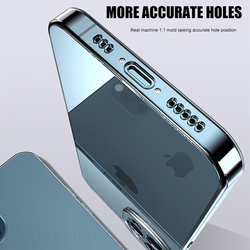 Clear Phone Case For iPhone 11 12 13 14 Pro Silicone Soft Cover For iPhone 12 Mini 13 Pro X XS Max 8 7 6s Plus 5 SE XR Case The Clothing Company Sydney