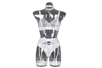 4 Piece Lingerie Underwear Bra Garters Brief Sets Transparent Lace Seamless Panties Set The Clothing Company Sydney