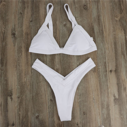 2 Piece Monokini Bikini Ladies Split Swimsuit Swimwear Women Push Up Bathing Suit Bikini Set The Clothing Company Sydney