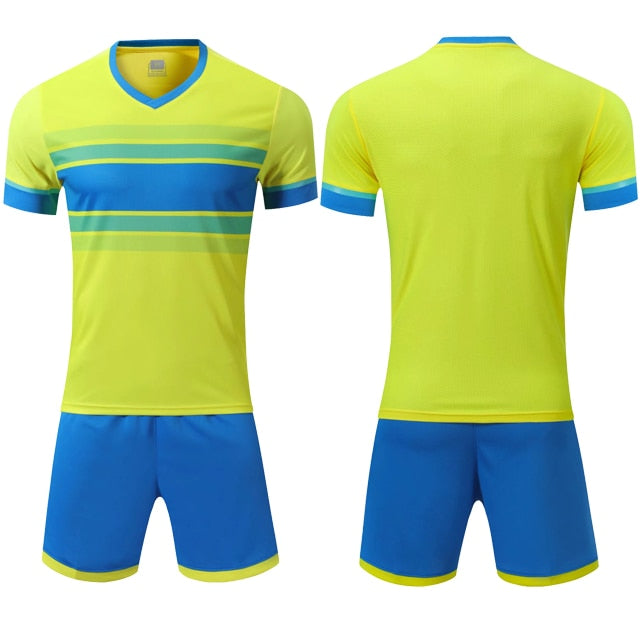 2 piece Football Men's Kids Boys Girls Women'sSoccer Jerseys Shorts Set Football Kit Training Team Uniforms Set The Clothing Company Sydney