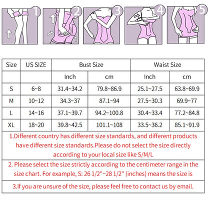 Bodysuit Shapewear Seamless Body Shaper Tummy Control Corset Top Women's Sheath Waist Trainer Abdomen Shaper The Clothing Company Sydney