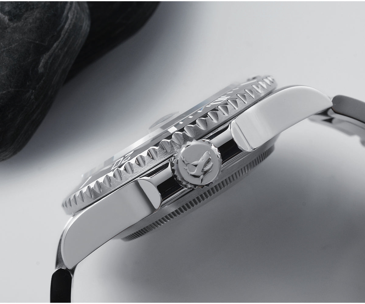 San Martin 40.5mm Water Ghost V3 Sub Diver Luxury Men's NH35 Automatic Mechanical Business Wristwatches Sapphire 20Bar Watch The Clothing Company Sydney