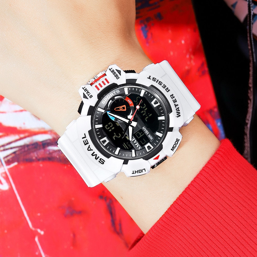 SMAEL Military Men's Sport Watch Waterproof Wristwatch Stopwatch Alarm LED Light Digital Watches Clothing Company Sydney