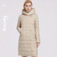 Women's Jacket Windproof Coat Mid Length Reversible Slider Quality Filling Parka The Clothing Company Sydney