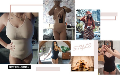 Bodysuit Shapewear Women Full Body Shaper Waist Trainer Stomach Underwear Belt Tummy Control Shaper Trimmer The Clothing Company Sydney