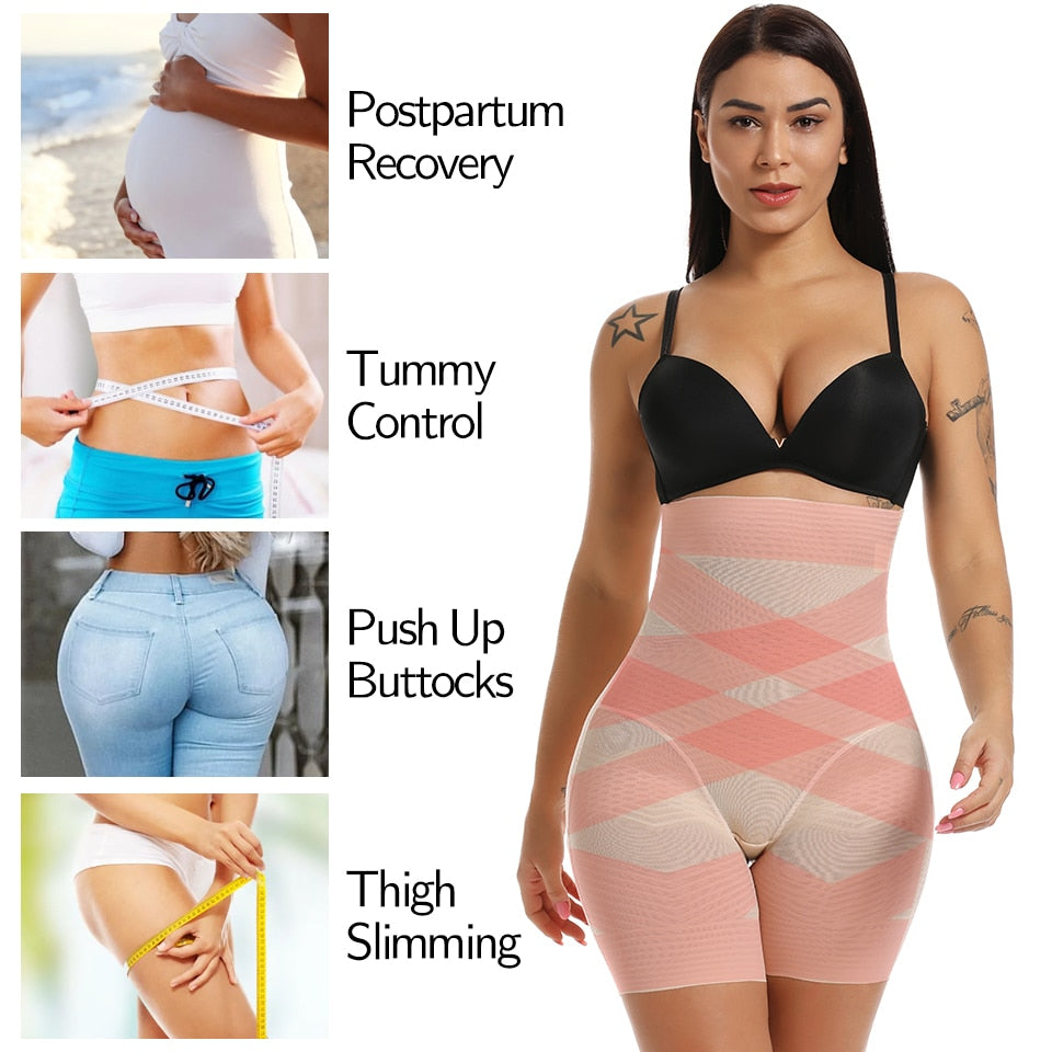 Women's Body Shaper Firm Tummy Control Shorts Under Skirts High Waist Shaping Panties Underwear Waist Cincher Shapewear The Clothing Company Sydney