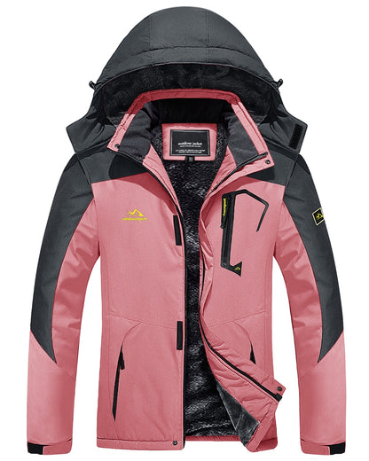 Winter Fashion Ski Snowboard Jacket Women's Thermal Fleece Waterproof Fish Casual Work Rain Jacket Coat Windbreaker Parka The Clothing Company Sydney